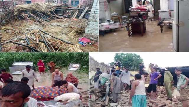 پنجاب کے مختلف شہروں میں موسلادھار بارش، حادثات میں 2 افراد جاں بحق