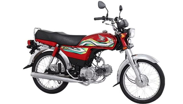 Honda CD 70 2025 ماڈل کم از کم 5000 روپے ماہانہ قسطوں پر حاصل کریں
