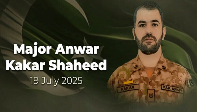 بلوچستان کی ابلاغی جنگ میں انتہائی اہم کردار ادا کرنے والےمیجر انور کاکڑ دہشتگرد حملے میں شہید