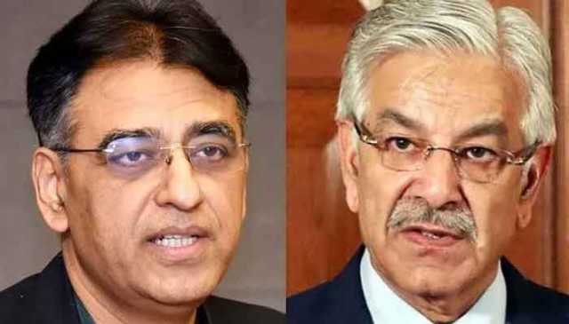 اسد عمر کے بیان پر خواجہ آصف کا ردِ عمل سامنے آ گیا