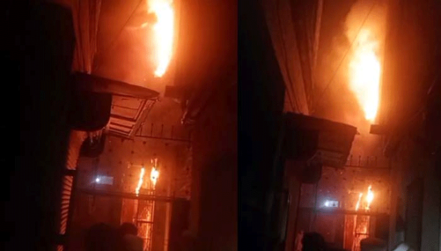 پشاور: مکان میں آگ لگنے سے 4 افراد جاں بحق، 2 فائر فائٹرز کی بھی حالت غیر