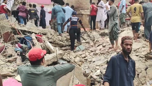 لیاری سانحہ؛ رہائشی عمارت زمین بوس ہونے کے معاملے میں 14 افراد قصوروار قرار