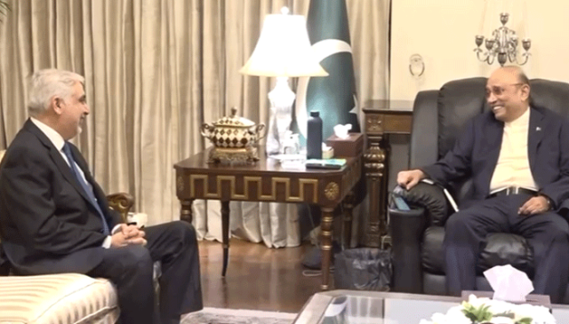 صدر آصف علی زرداری سے چیک ریپبلک اور یوکرین کے لیے نامزد پاکستانی سفراء کی ملاقات