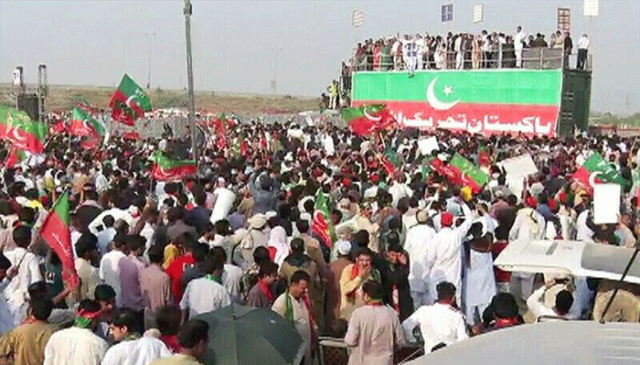 تحریک انصاف کا آج جی ٹی روڈ پر پاور شو کرنے کا فیصلہ