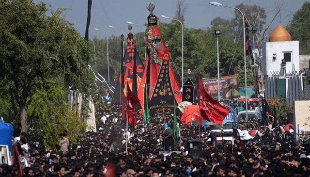 امام حسین علیہ السلام اور شہدائے کربلا کا چہلم عقیدت و احترام سے منایا جا رہا ہے