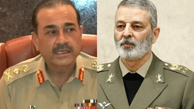فیلڈ مارشل عاصم منیر کا ایرانی ہم منصب سے رابطہ، سرحدی سکیورٹی اور دہشت گردی کے خاتمے پر اتفاق 