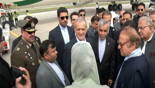 ایرانی صدر کی لاہور آمد، پاکستان کے راستے چین سے تجارت کی خواہش
