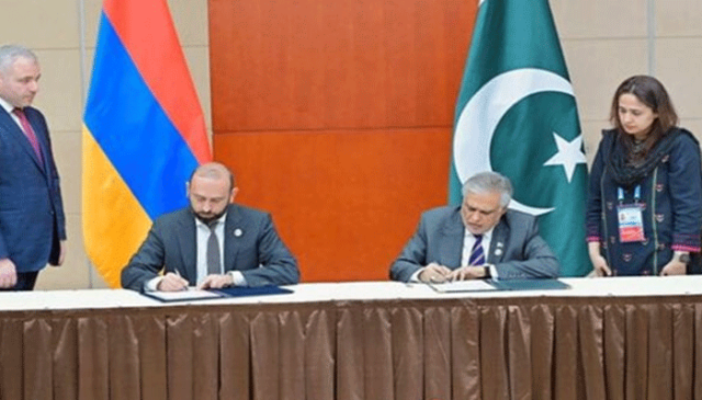 پاکستان اور آرمینیا کے درمیان  سفارتی تعلقات قائم   ہوگئے