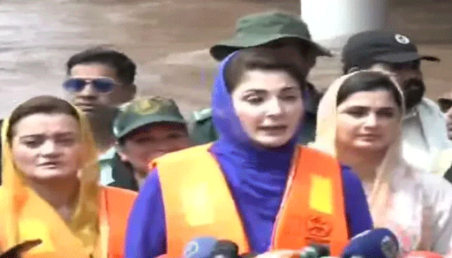 سیلاب متاثرین کو اکیلا نہیں چھوڑیں گے، تمام نقصانات کا ازالہ کیا جائے گا: مریم نواز