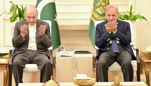  صدر آصف علی زرداری کی وزیراعظم ہاؤس آمد