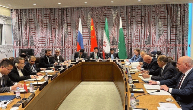 پاکستان، چین، ایران، اور روس کا آزاد، متحد اور پُرامن ریاست کے طور پر افغانستان کی حمایت کا اعادہ