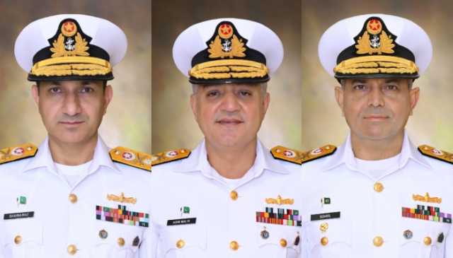 پاک بحریہ کے تین سینئر افسران ریئر ایڈمرل کے عہدے پر ترقی پا گئے