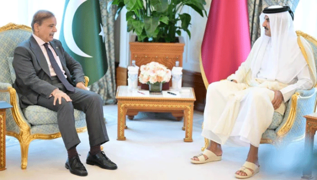 پاکستان مشکل وقت میں قطر کے ساتھ کھڑا ہے: وزیراعظم شہباز شریف