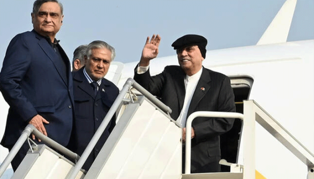 صدر مملکت آصف زرداری چین کے اہم سرکاری دورے پر روانہ