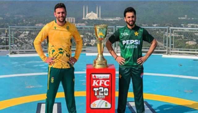 پہلا ٹی ٹوئنٹی: پاکستان نے جنوبی افریقا کے خلاف ٹاس جیت کر فیلڈنگ کا فیصلہ کیا