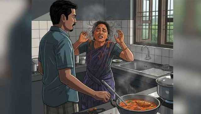 کالے جادو سے انکار پر شوہر نے کھولتا سالن بیوی کے چہرے پر انڈیل دیا