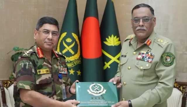 جنرل ساحر شمشاد کی بنگلادیش کے آرمی چیف سے اہم ملاقات