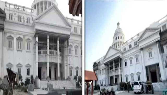 سرگودھا میں ’پاکستانی وائٹ ہاؤس‘ کی تعمیر، دیکھنے والے دنگ رہ گئے