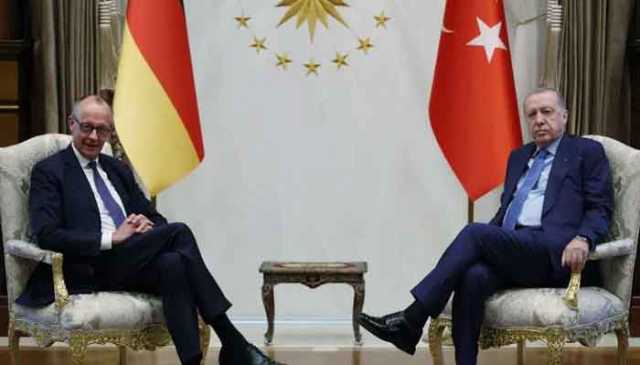 صدر طیب اردوان کی مشترکہ نیوز کانفرنس میں اسرائیل کی حمایت پر جرمن چانسلر پر سخت تنقید