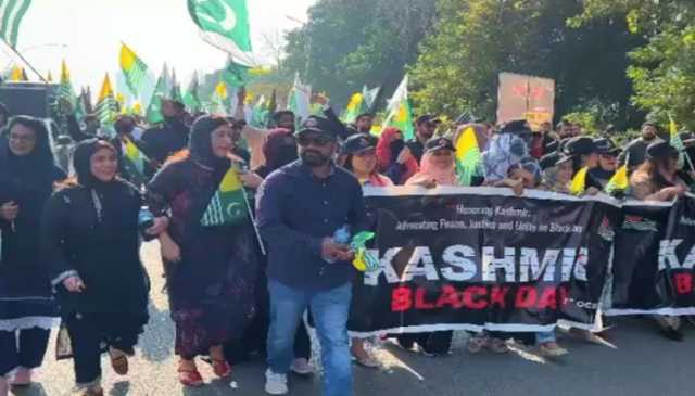 اسلام آباد میں یومِ سیاہ کے موقع پر بھارتی مظالم کے خلاف احتجاجی ریلی