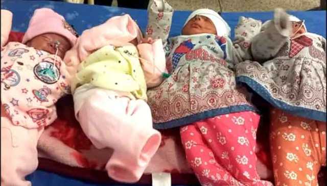 صوابی، خاتون کے ہاں بیک وقت 4 بچوں کی پیدائش، ماں بچے صحتمند