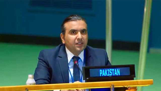 مقبوضہ جموں و کشمیر بھارت کا حصہ نہیں ہے، کبھی تھا نہ کبھی ہوگا، پاکستانی مندوب