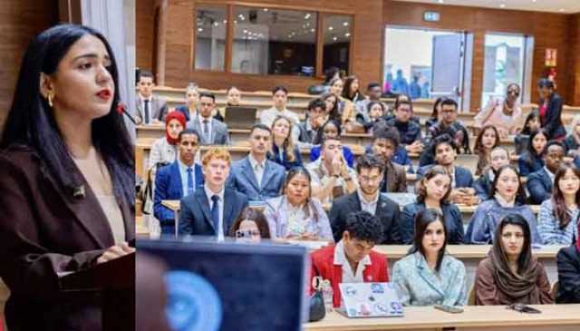 پاکستان کی بیٹی علینہ اظہر مراکش یوتھ کانگریس میں غزہ کی طاقتور آواز بن گئیں