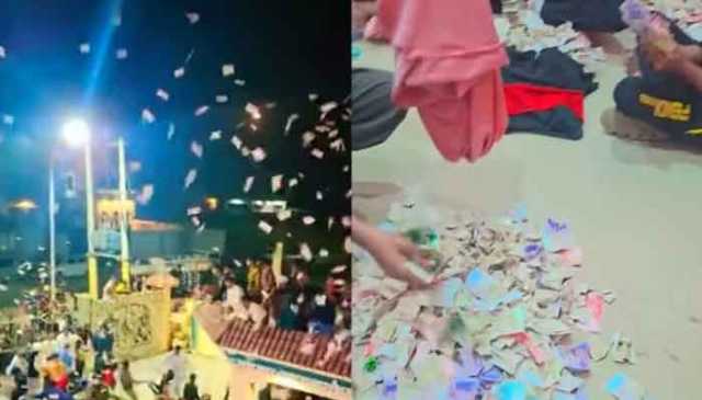 سیالکوٹ؛ شادی کے دوران ڈالر، یورو اور پاؤنڈ کی بارش