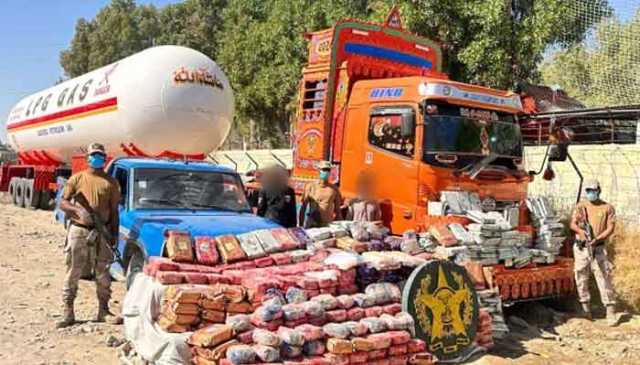 اے این ایف کارروائی، ایل پی جی کینٹینر سے کروڑوں ڈالرکی منشیات برآمد