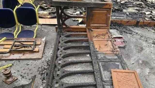 یوکرین، یہودیوں کی 180 سال پرانی عبادت گاہ نذر آتش