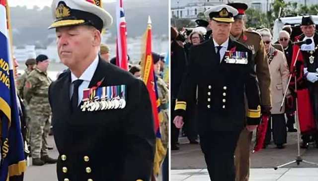 برطانیہ میں بہروپئے نے انتہا کردی! ایڈمرل بن کر فوجی تقریب میں شرکت