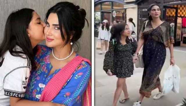فضا علی بیٹی کے لباس پر شدید تنقید کی زد میں
