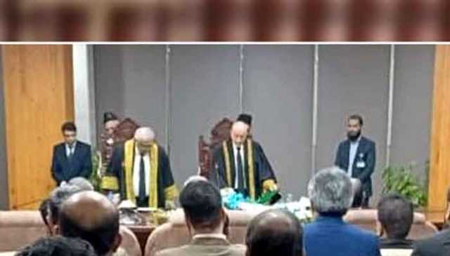 جسٹس کے کے آغا نے وفاقی آئینی عدالت کے جج کا حلف اٹھالیا