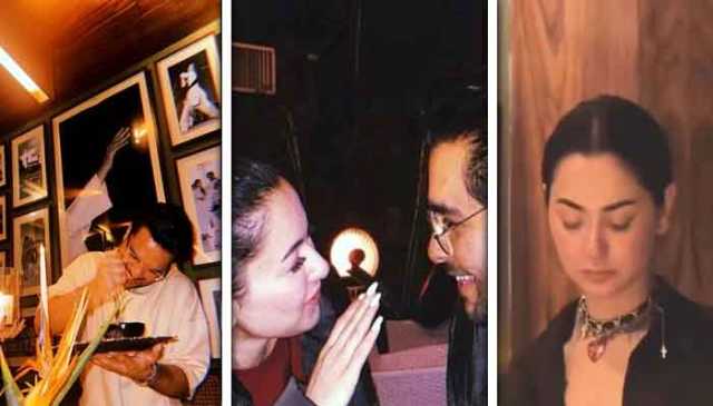 ہانیہ عامر کی عاصم اظہر کی سالگرہ میں شرکت