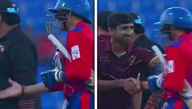 ٹی10 لیگ: ہربھجن سنگھ کا شاہنواز دھانی سے مصافحہ، سوشل میڈیا پر بحث چھڑ گئی