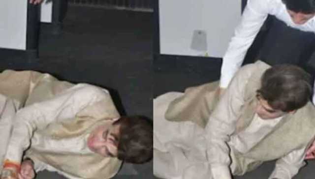 بالی ووڈ اداکار جیتندر توازن بگڑنے سے سیڑھیوں پر پھسل کر گر گئے، ویڈیو وائرل