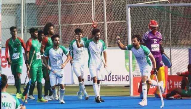 پاکستان نے بنگلادیش کو پہلےہاکی میچ میں 2-8 سے شکست دے دی