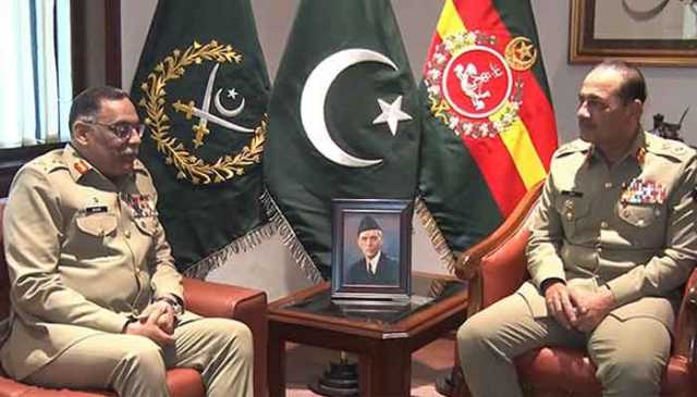 جنرل ساحرشمشاد مرزا کی جی ایچ کیو آمد، فیلڈ مارشل سے الوداعی ملاقات