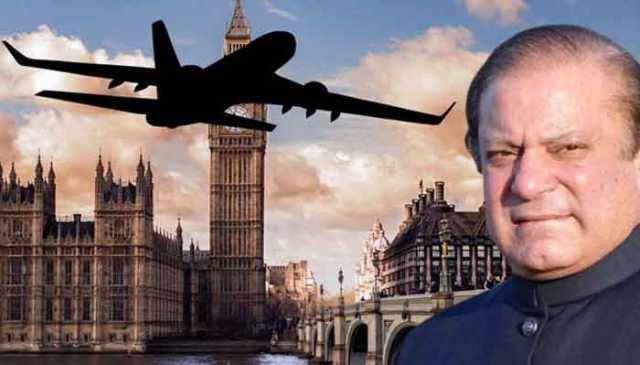 صدر مسلم لیگ ن نواز شریف ایک بار پھر لندن روانہ