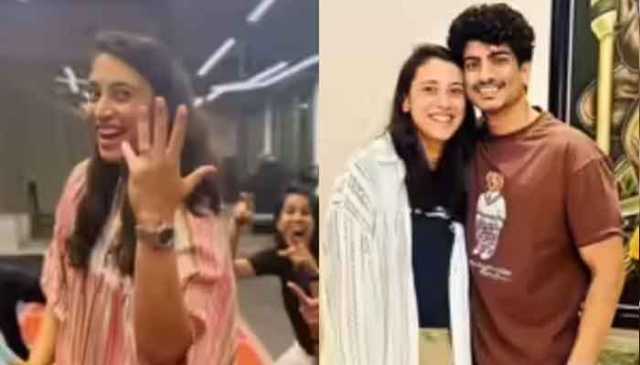 بھارتی ویمن کرکٹر سمرتی مندھانا نے منگنی کرلی