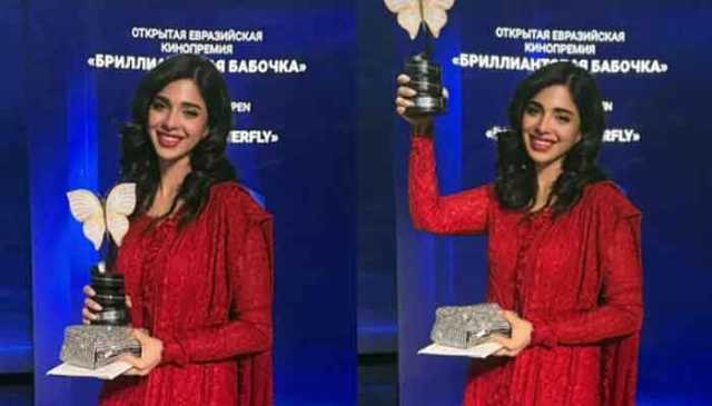 ماسکو ایوارڈ تقریب میں سونیا حسین نے سب کو پیچھے چھوڑ دیا