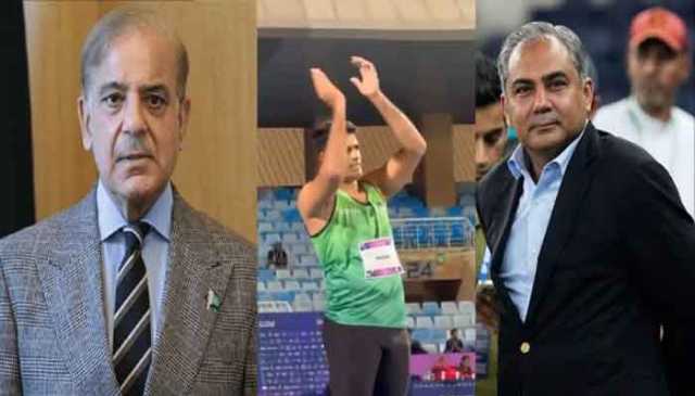 وزیر اعظم اور چیئرمین پی سی بی کی پاکستانی جیولین ٹیم کو تمغے جیتنے پر مبارکباد