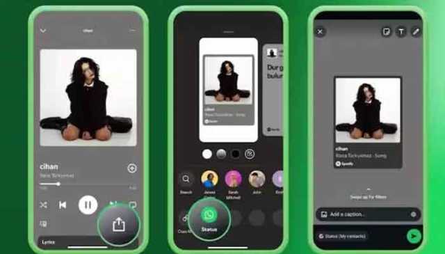 اسپاٹیفائی کا نیا فیچر، اب گانے براہِراست واٹس ایپ پر شیئر کرنا ممکن ہوگیا
