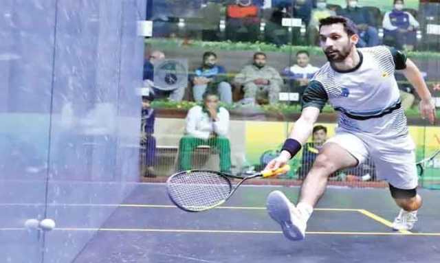 ٹاپ سیڈ ناصر اقبال تیسری سی این ایس اسکواش چیمپئن شپ کے فاتح بن گئے