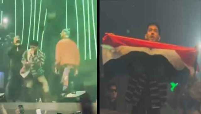 پاکستانی ریپر طلحہ انجم نے نیپال میں کنسرٹ کے دوران بھارتی پرچم لہرادیا‏