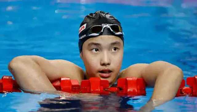 13 سالہ چینی تیراک یو زیدی نے نیشنل گیمز میں ایشیائی ریکارڈ قائم کردیا