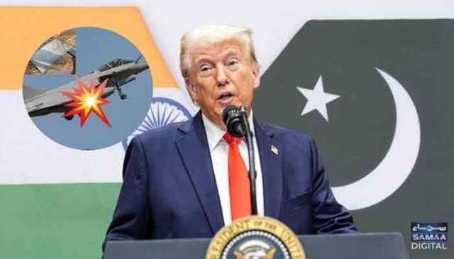 بھارت دوبارہ پاکستان پر جنگ مسلط کرنے والا تھا،جسکو میں نے روکا، امریکی صدر