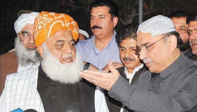 مولانا فضل الرحمان کی صدر آصف زرداری اور بلاول بھٹو زرداری سے اہم ملاقات