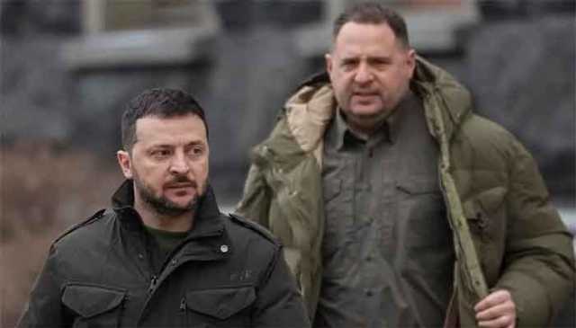 یوکرین: اینٹی کرپشن حکام کا زیلنسکی کے چیف اسٹاف کے گھر پر چھاپہ