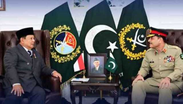 چیف آف ڈیفنس فورسز، انڈونیشیا کے صدر سے ملاقات، دفاعی تعلقات گفتگو